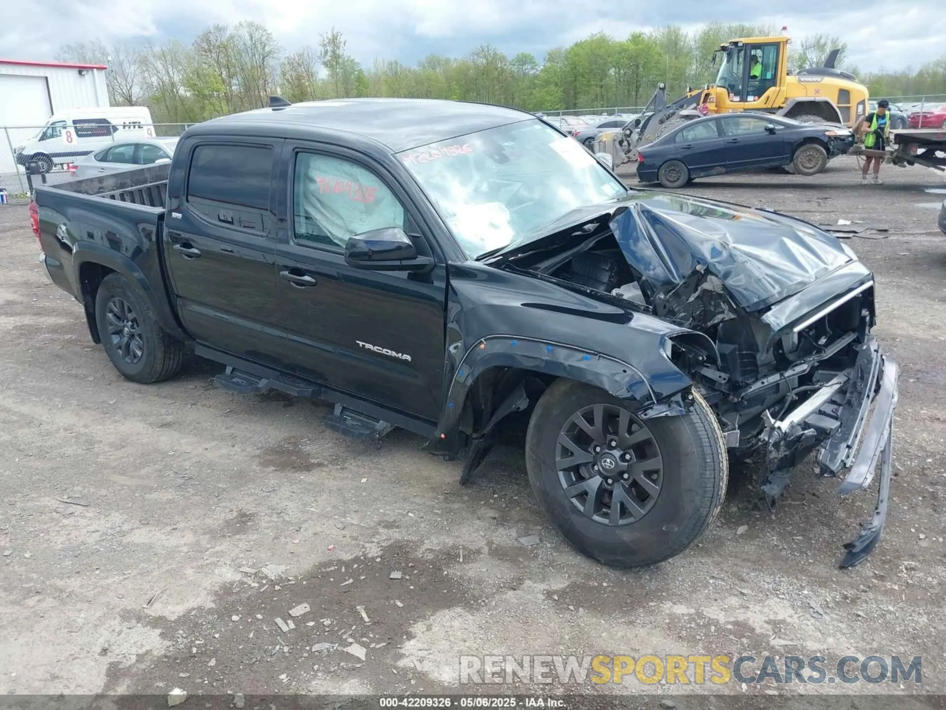 1 fotografías del automóvil dañado 3TMAZ5CN5NM192566 TOYOTA TACOMA 2022
