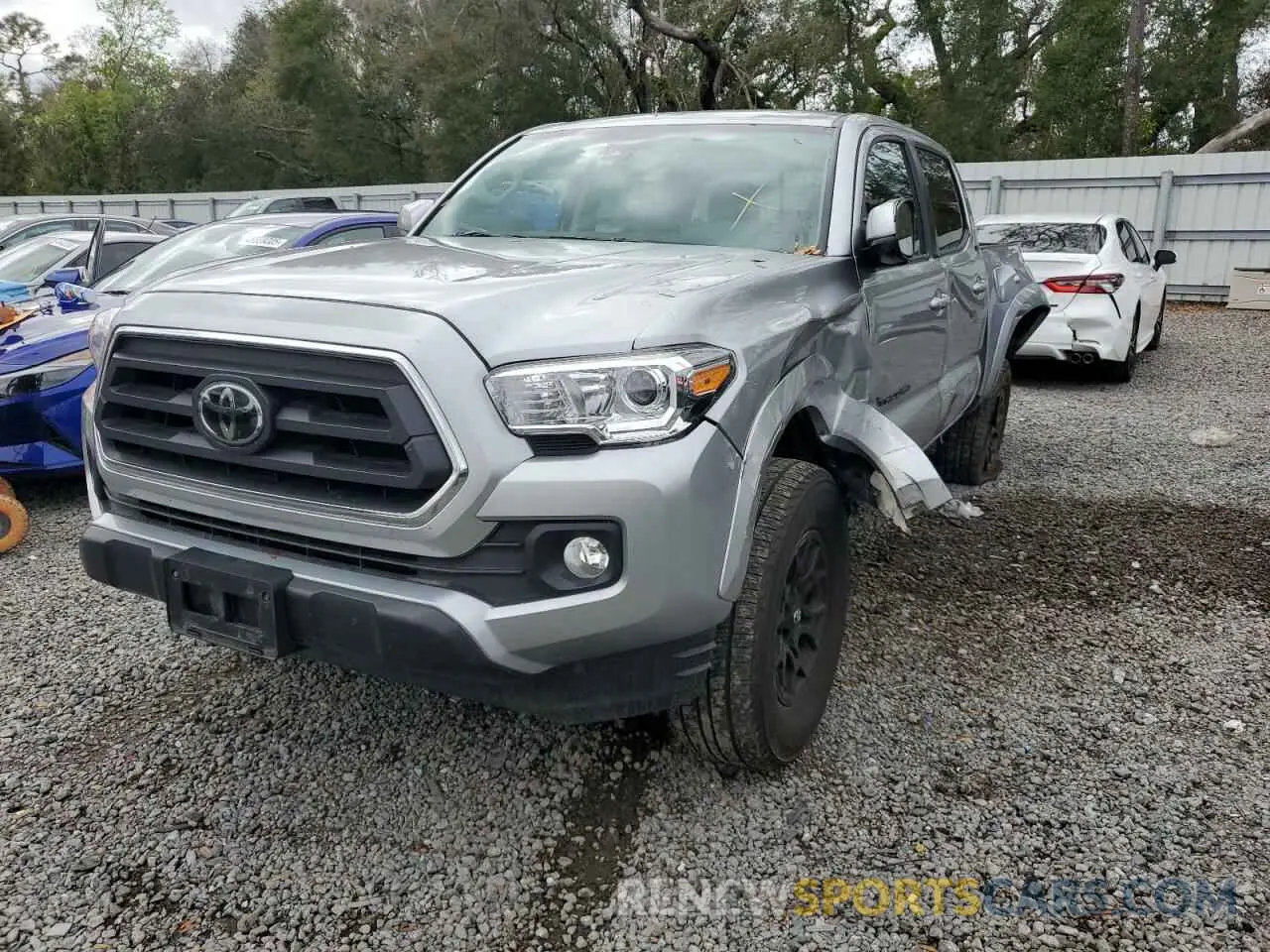 1 fotografías del automóvil dañado 3TMAZ5CN5NM192941 TOYOTA TACOMA 2022