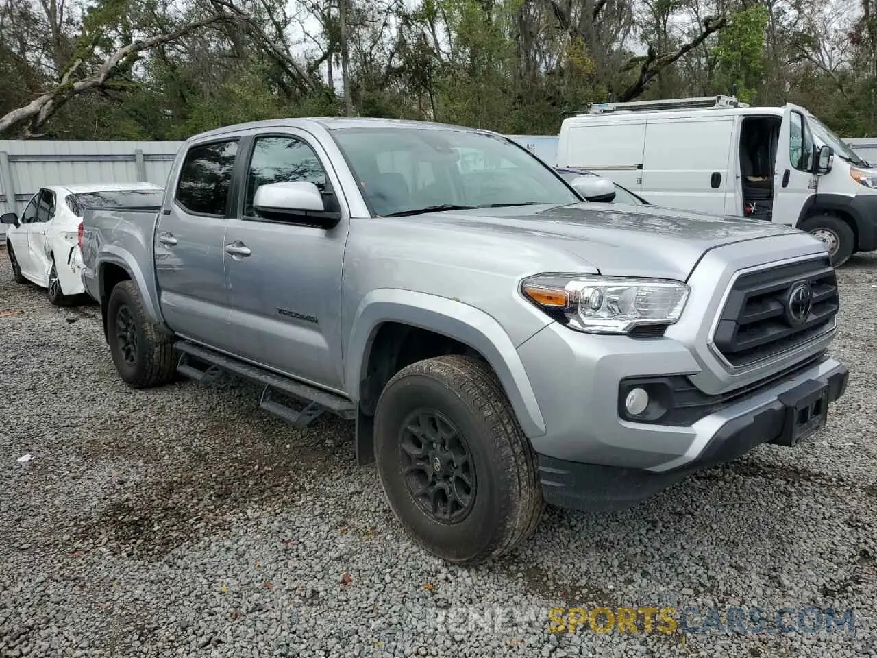 4 fotografías del automóvil dañado 3TMAZ5CN5NM192941 TOYOTA TACOMA 2022