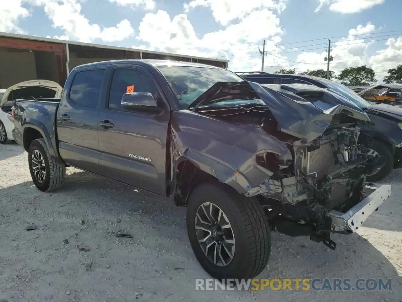 1 fotografías del automóvil dañado 3TMAZ5CN6NM163674 TOYOTA TACOMA 2022