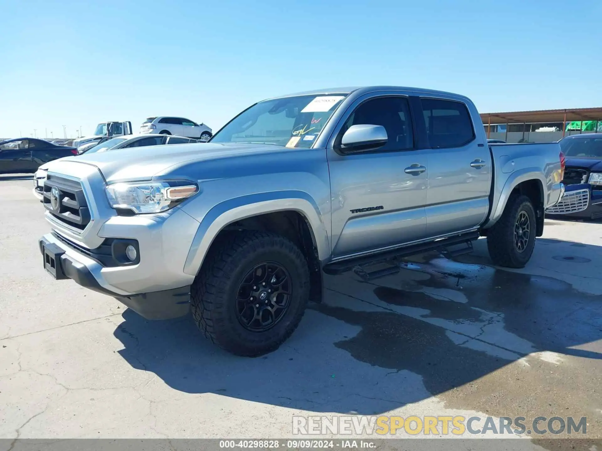 2 fotografías del automóvil dañado 3TMAZ5CN6NM192852 TOYOTA TACOMA 2022