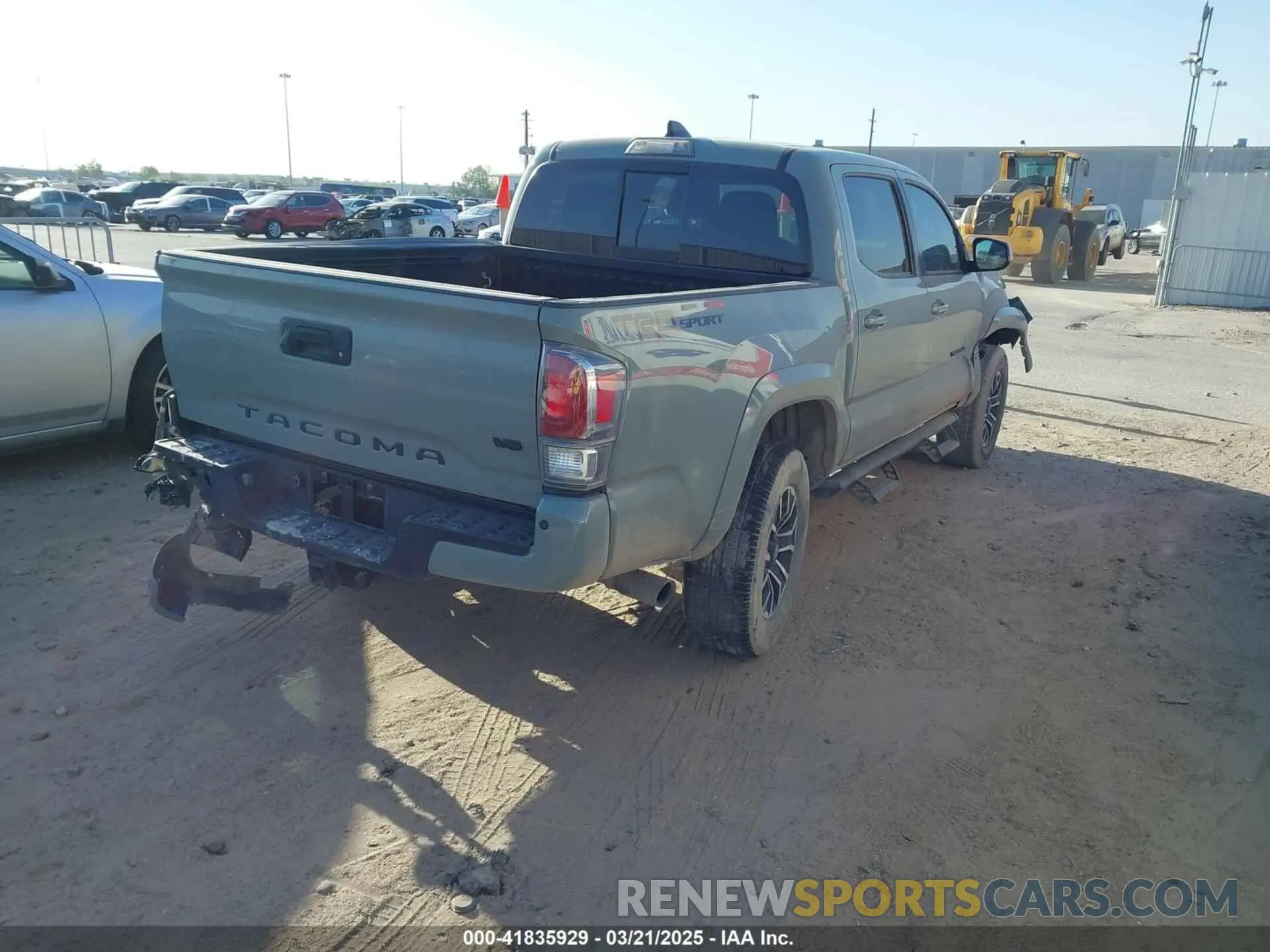 4 fotografías del automóvil dañado 3TMAZ5CN7NM165479 TOYOTA TACOMA 2022
