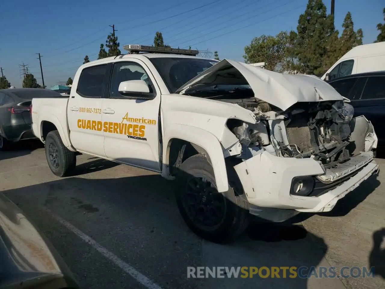 4 fotografías del automóvil dañado 3TMAZ5CN7NM166051 TOYOTA TACOMA 2022