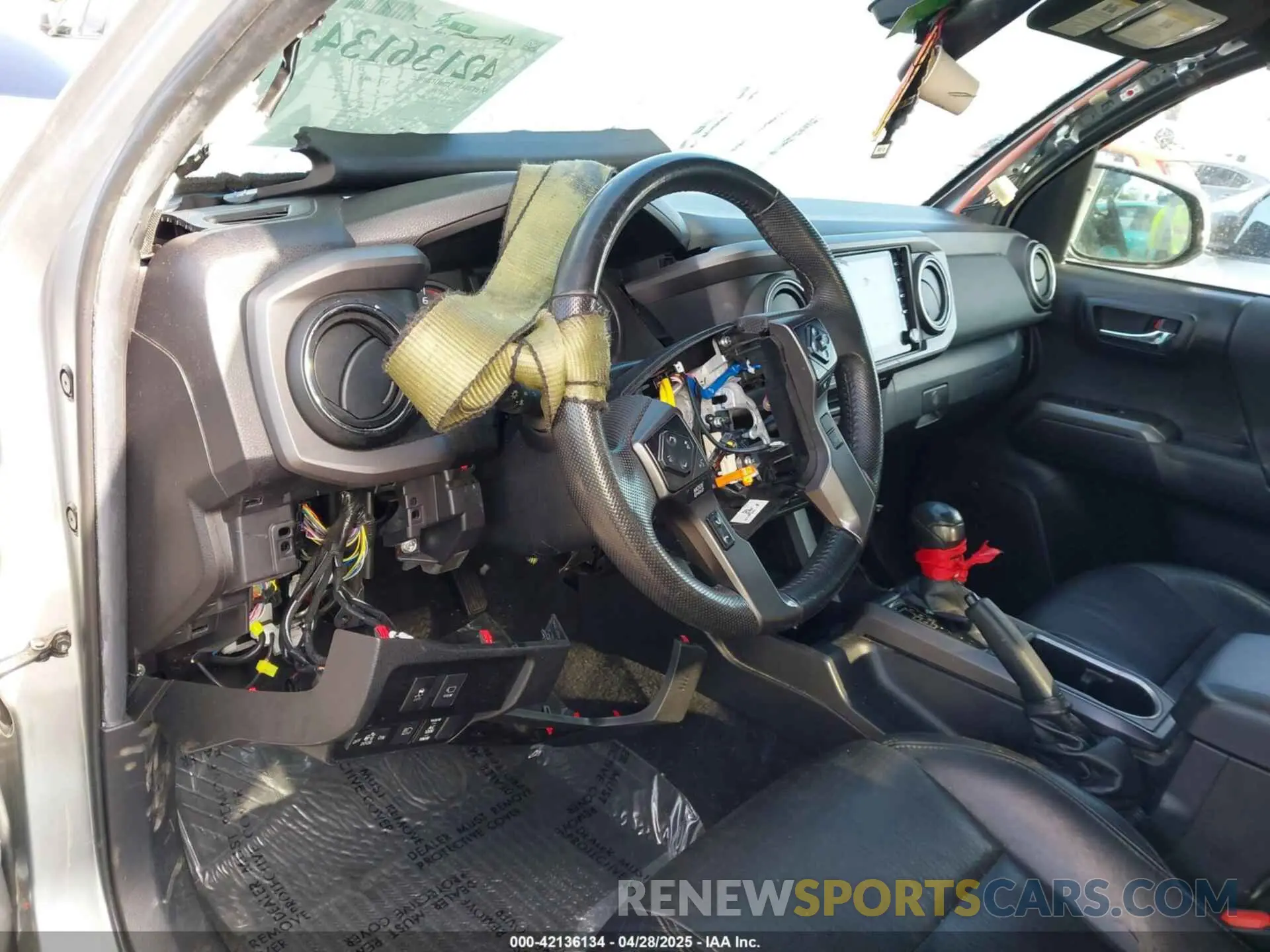 6 fotografías del automóvil dañado 3TMAZ5CN7NM178782 TOYOTA TACOMA 2022