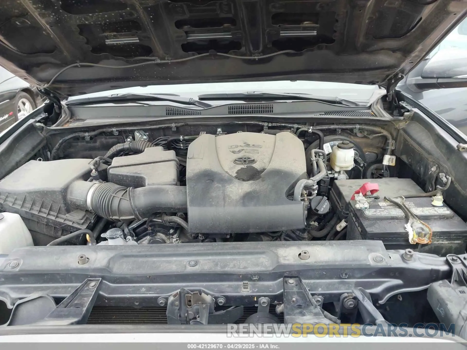 10 fotografías del automóvil dañado 3TMAZ5CN7NM184856 TOYOTA TACOMA 2022