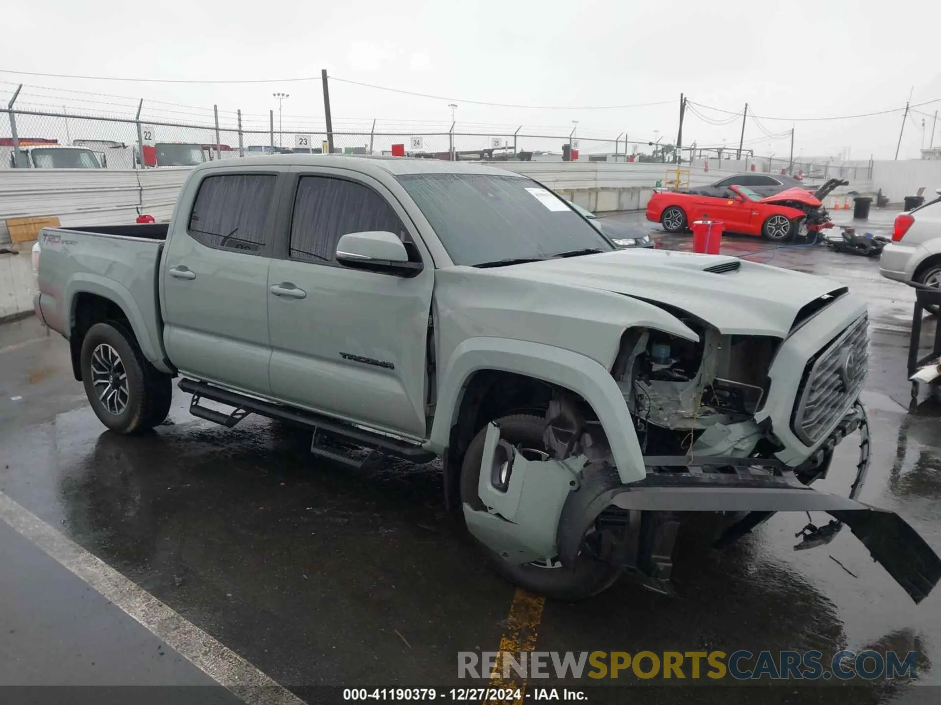 1 fotografías del automóvil dañado 3TMAZ5CN8NM174322 TOYOTA TACOMA 2022