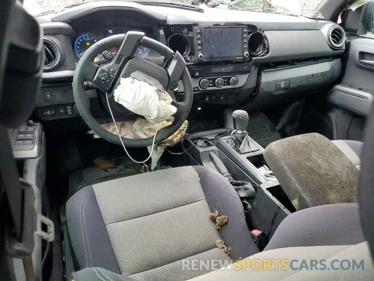 8 fotografías del automóvil dañado 3TMAZ5CN9NM168917 TOYOTA TACOMA 2022