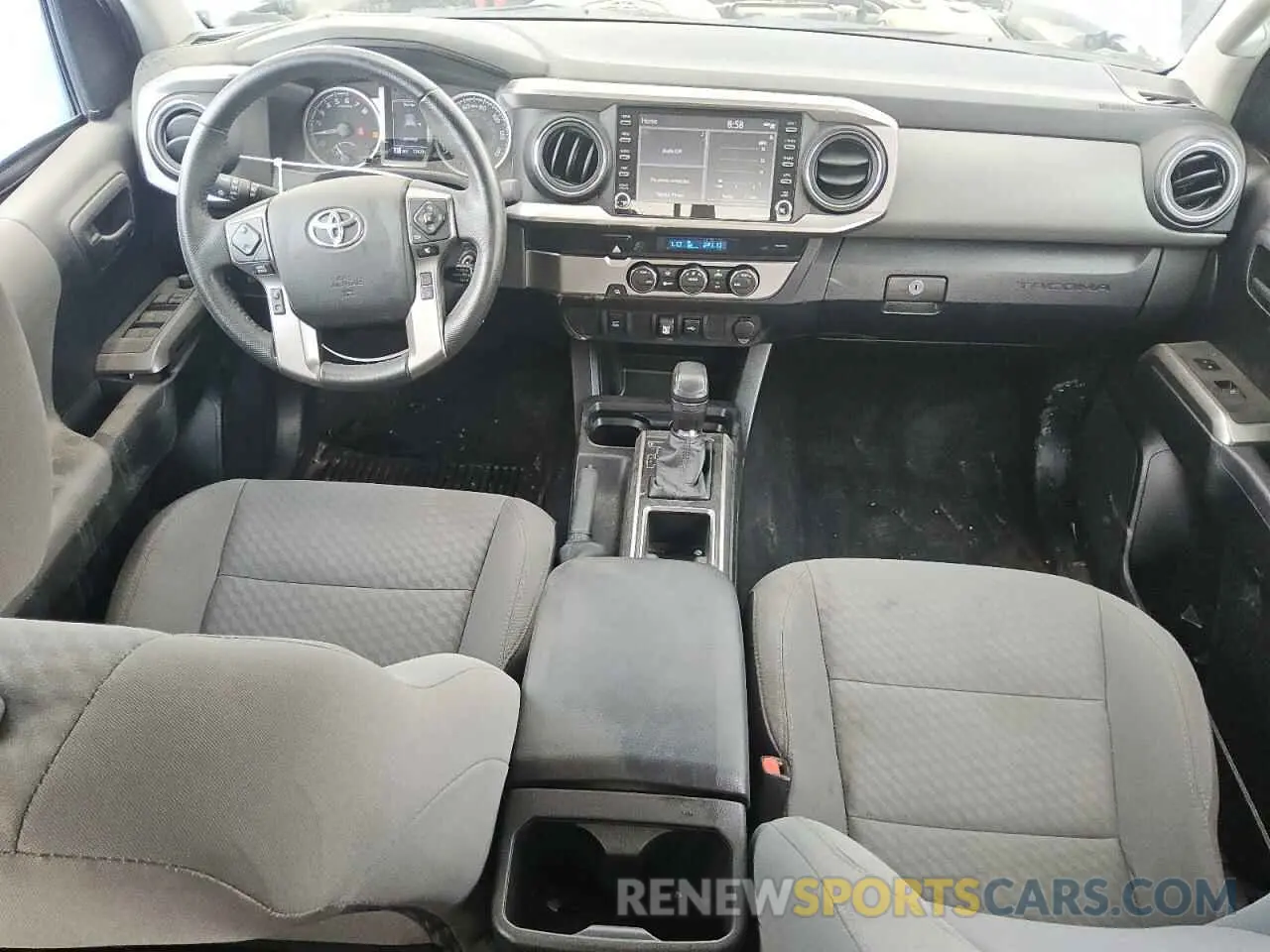 8 fotografías del automóvil dañado 3TMAZ5CN9NM172224 TOYOTA TACOMA 2022