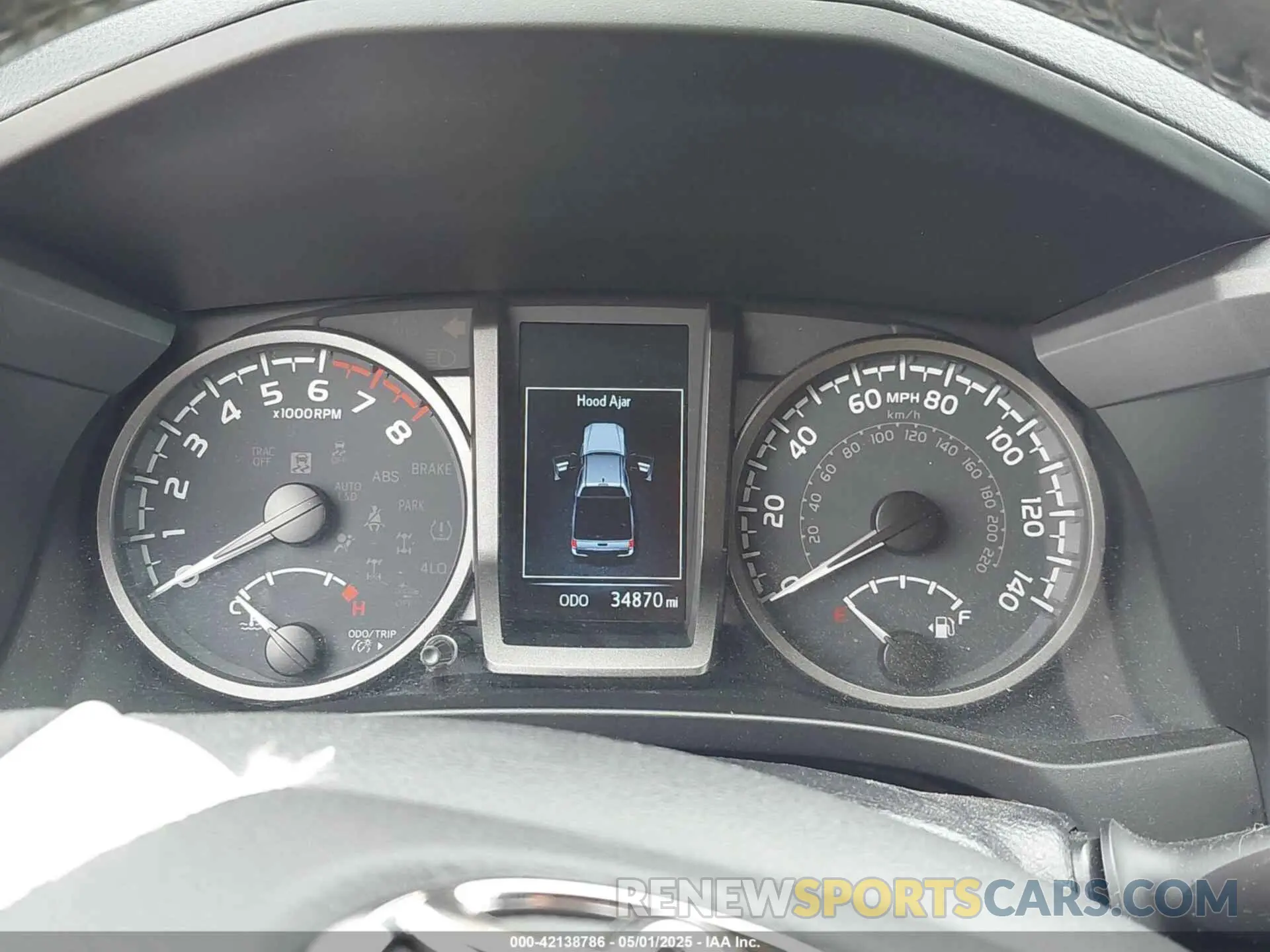 7 fotografías del automóvil dañado 3TMAZ5CN9NM175995 TOYOTA TACOMA 2022
