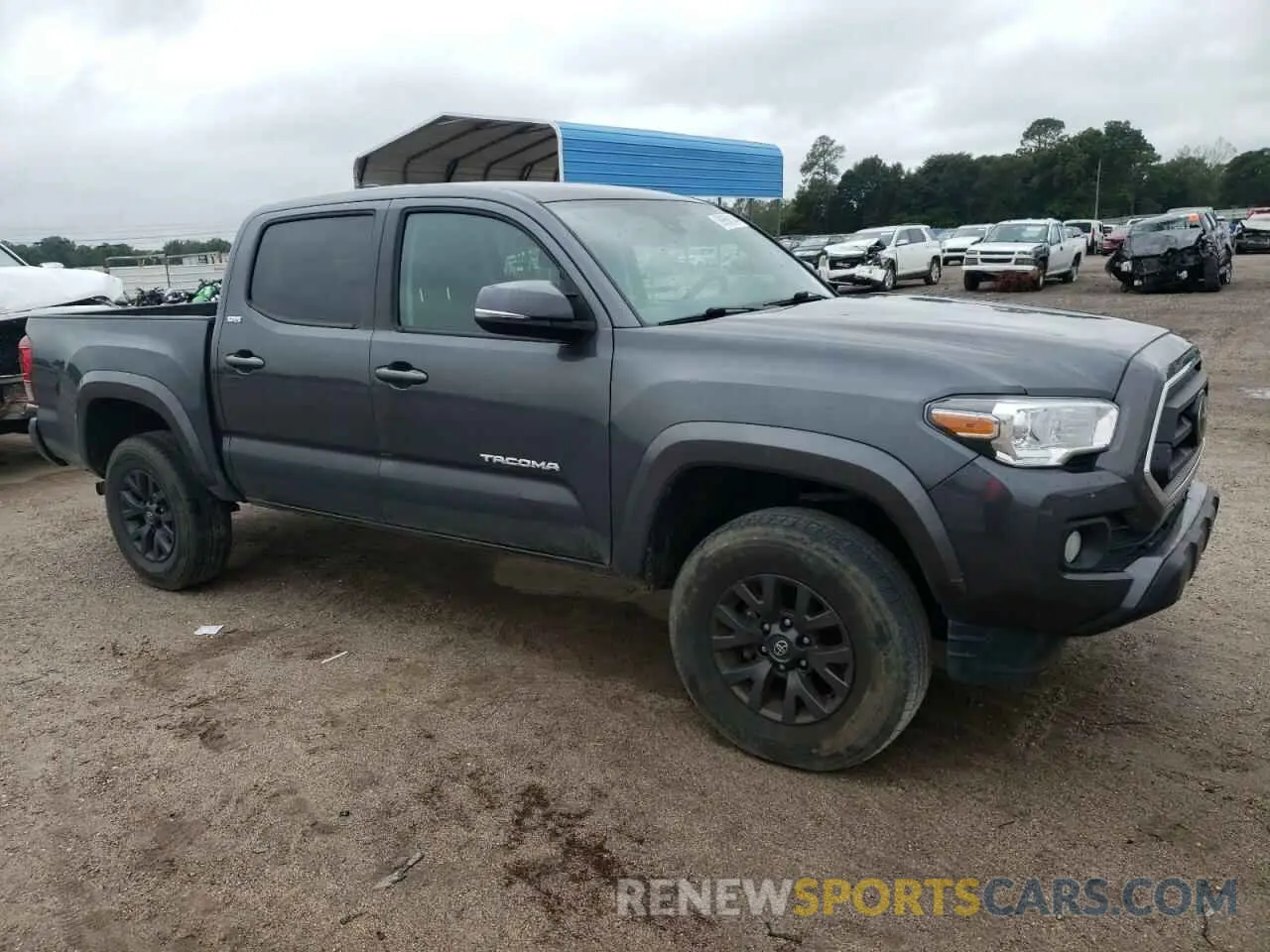 4 fotografías del automóvil dañado 3TMAZ5CN9NM180310 TOYOTA TACOMA 2022