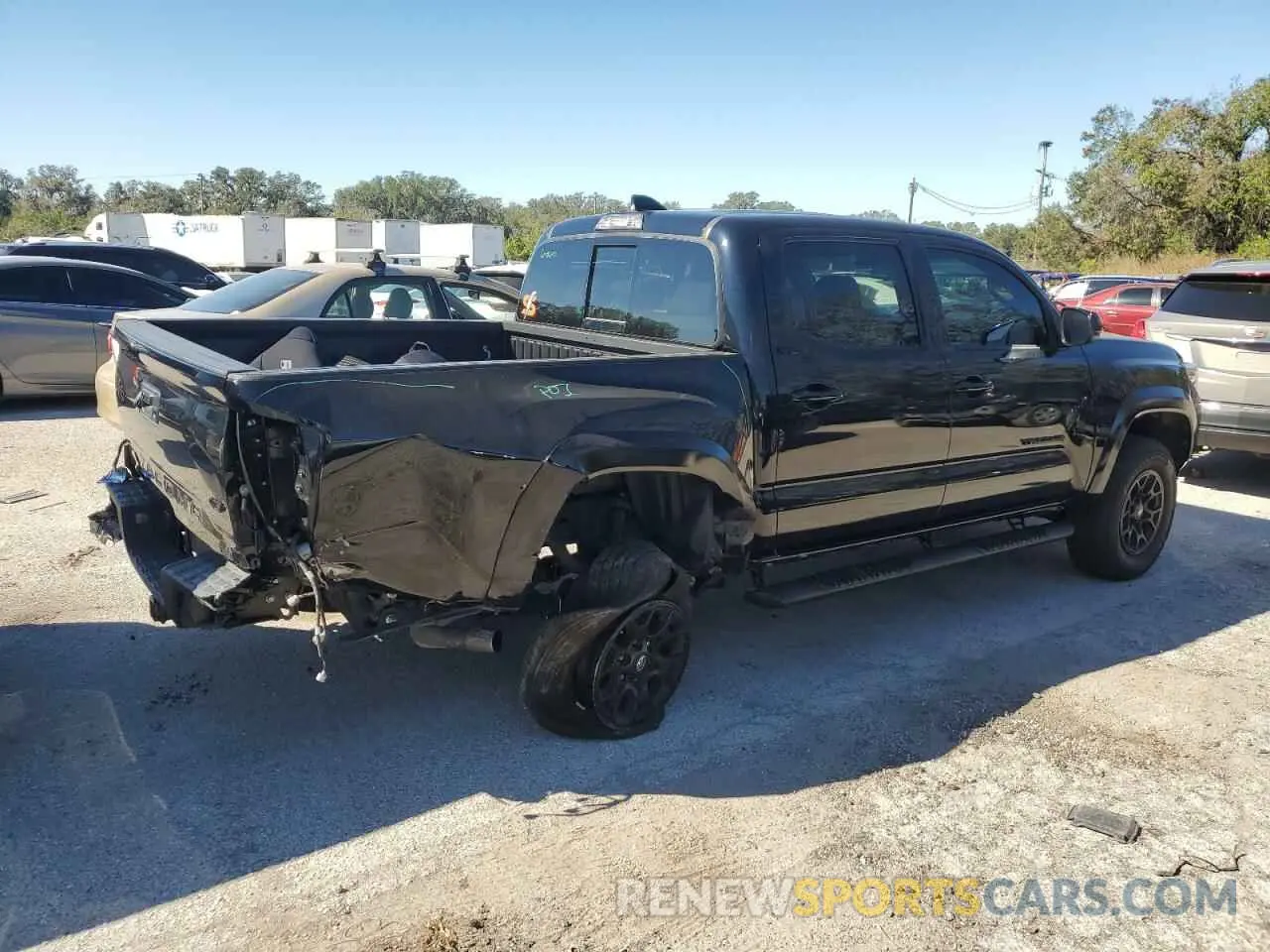 3 fotografías del automóvil dañado 3TMAZ5CN9NM189525 TOYOTA TACOMA 2022