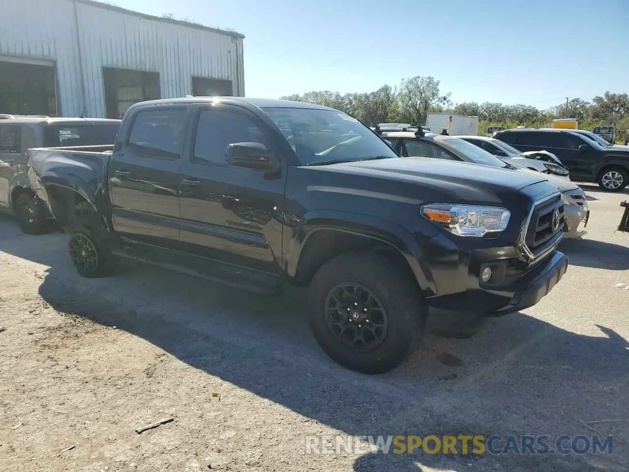 4 fotografías del automóvil dañado 3TMAZ5CN9NM189525 TOYOTA TACOMA 2022