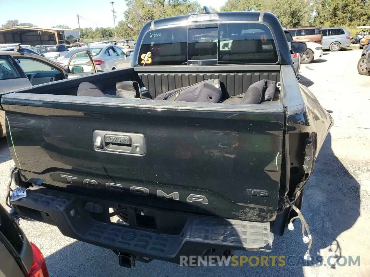 6 fotografías del automóvil dañado 3TMAZ5CN9NM189525 TOYOTA TACOMA 2022