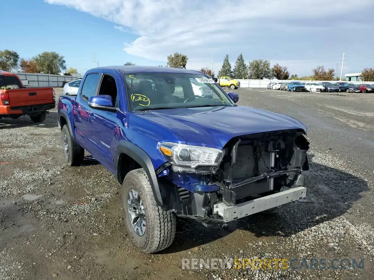 1 fotografías del automóvil dañado 3TMAZ5CNXNM160535 TOYOTA TACOMA 2022