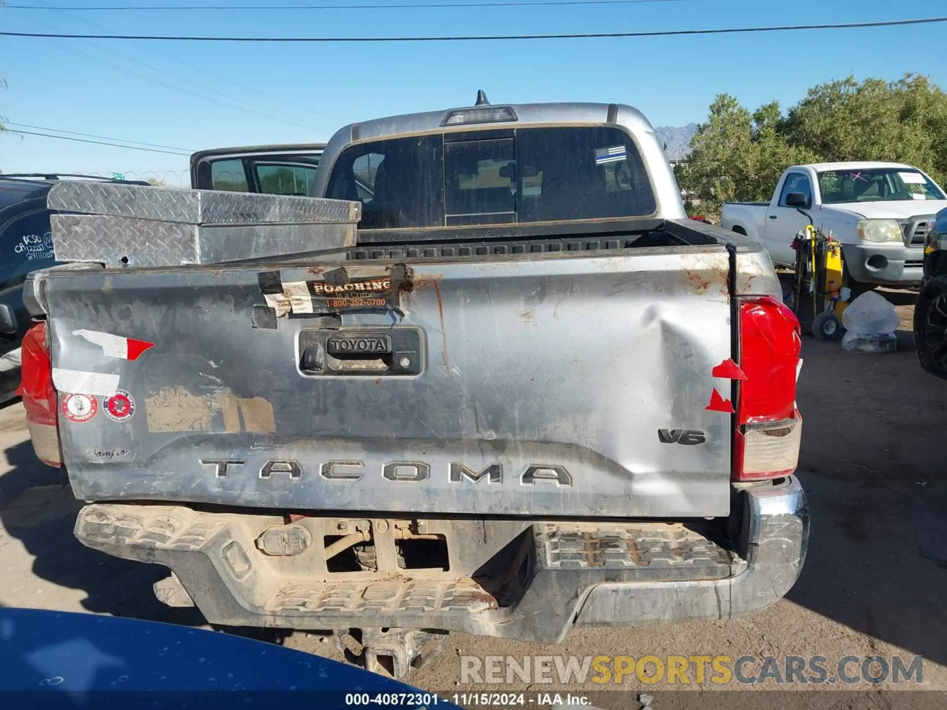 16 fotografías del automóvil dañado 3TMAZ5CNXNM168344 TOYOTA TACOMA 2022
