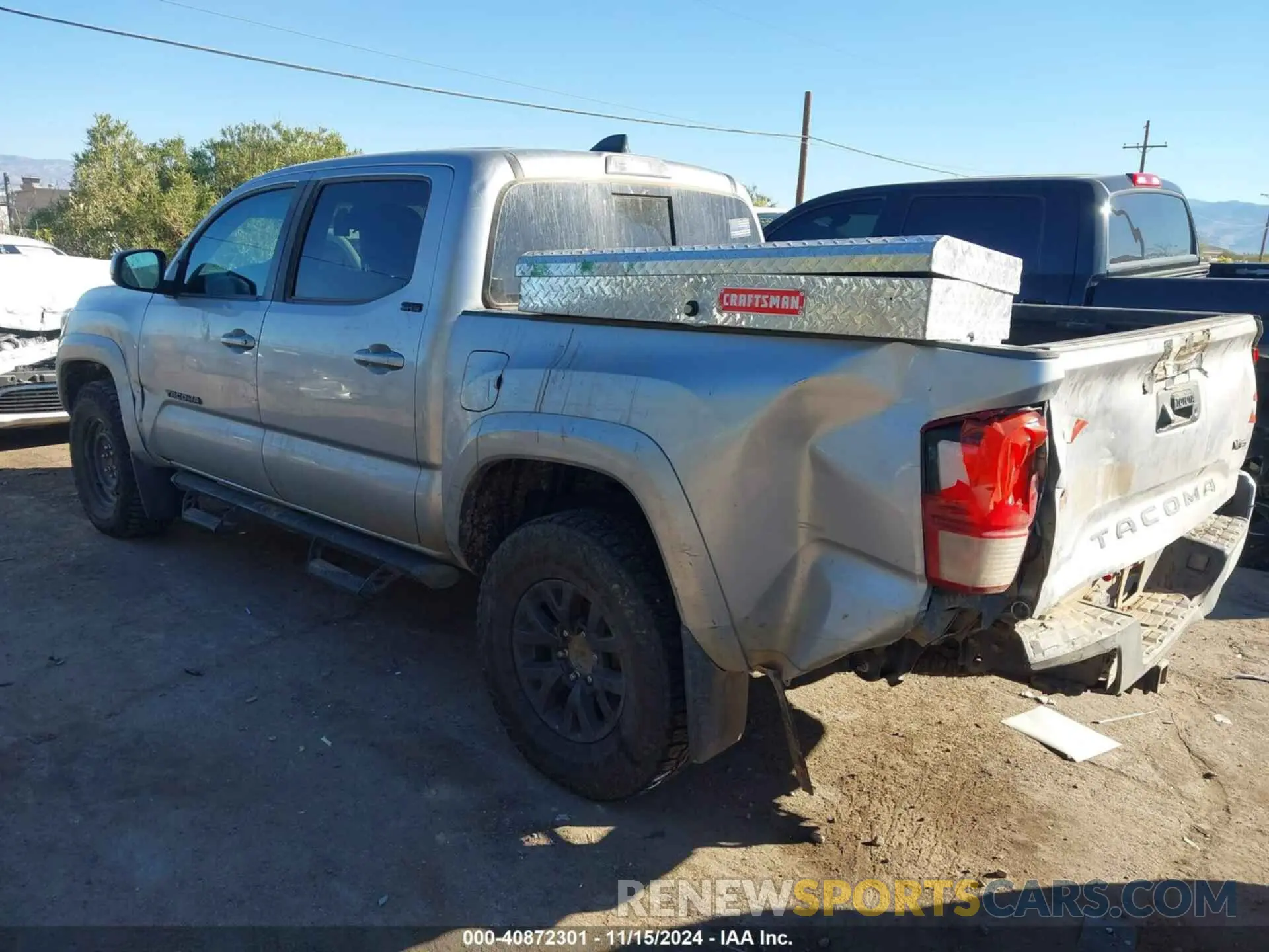 3 fotografías del automóvil dañado 3TMAZ5CNXNM168344 TOYOTA TACOMA 2022