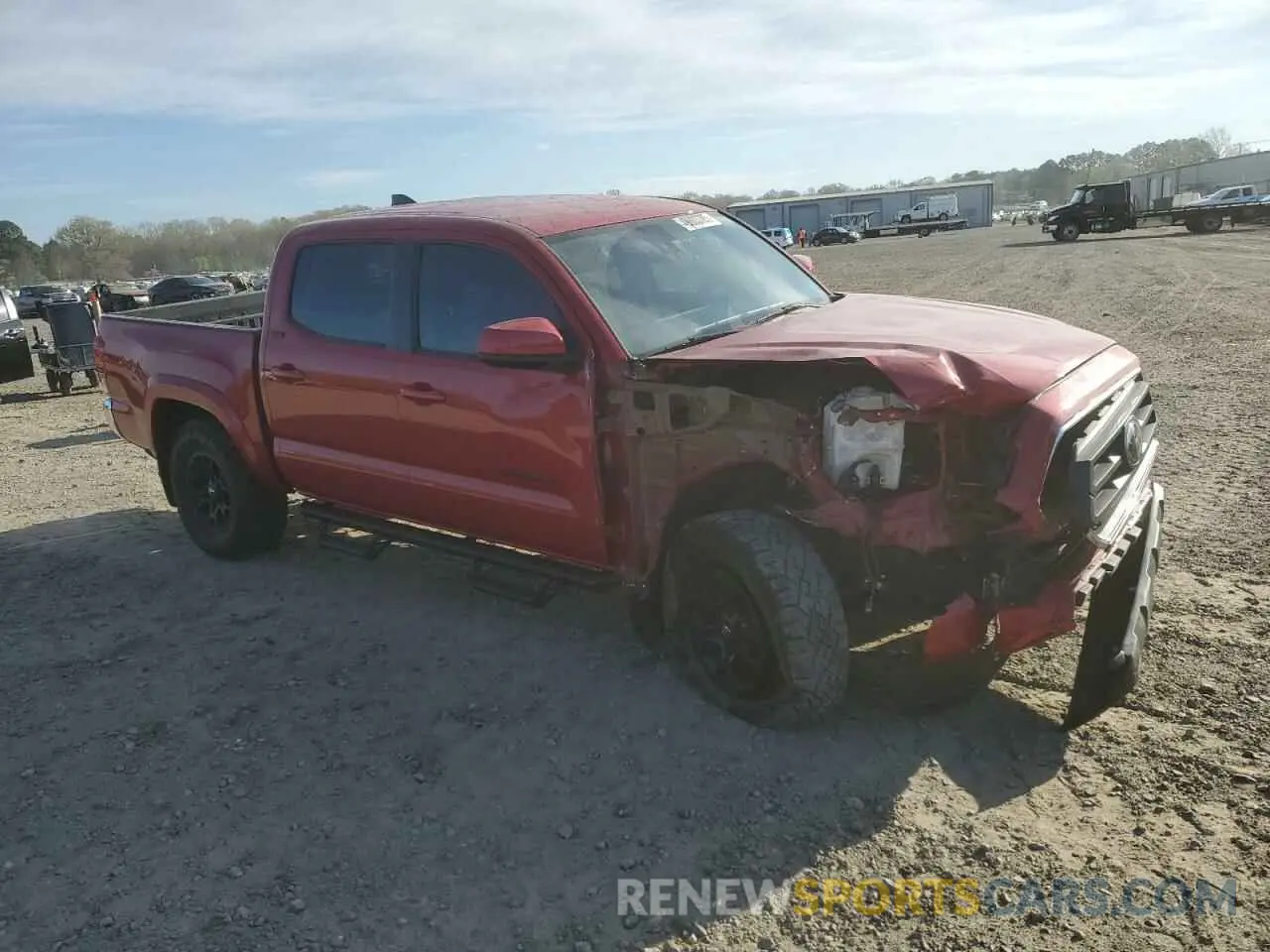 4 fotografías del automóvil dañado 3TMAZ5CNXNM191722 TOYOTA TACOMA 2022
