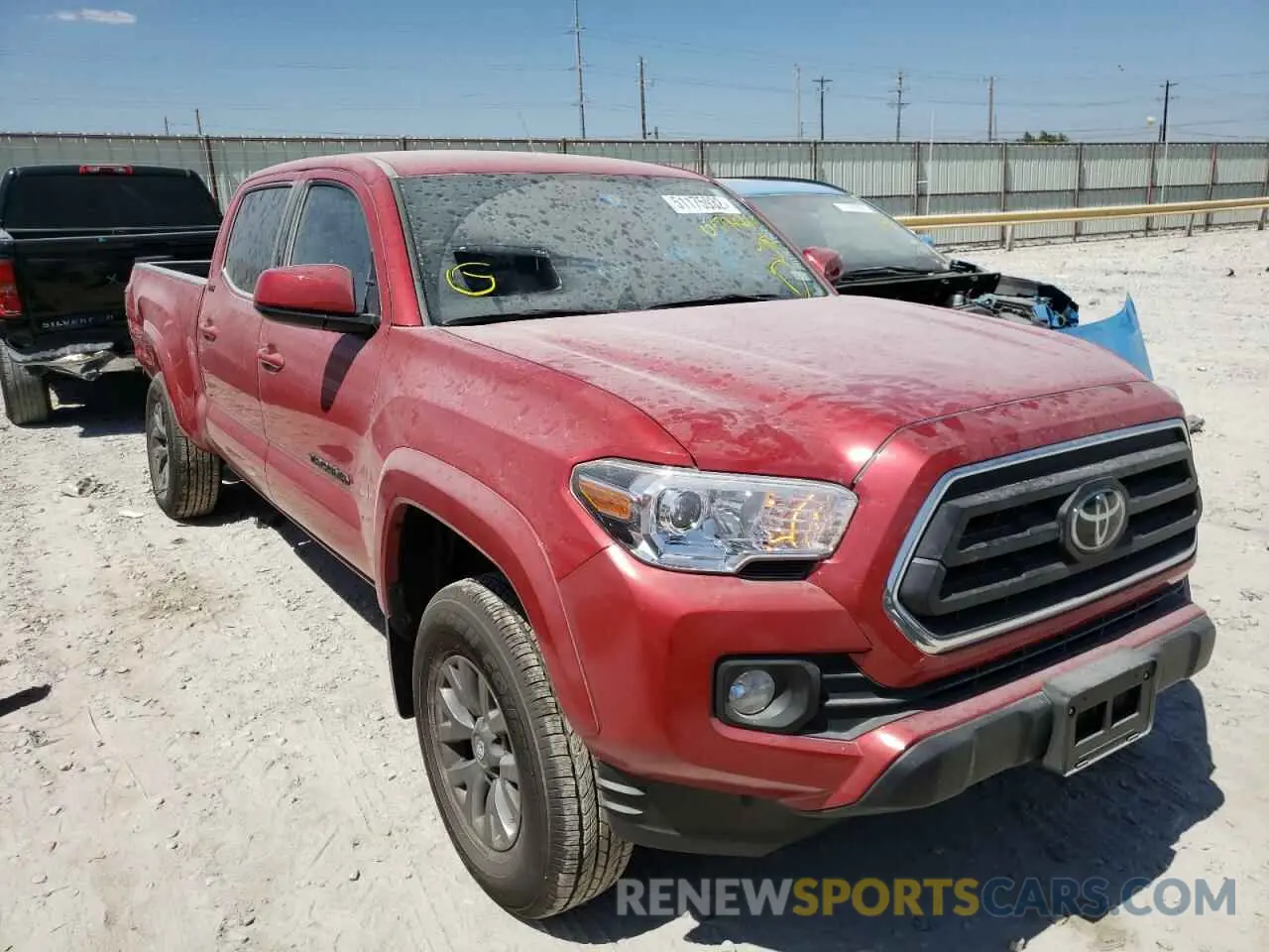 1 fotografías del automóvil dañado 3TMBZ5DN2NM033636 TOYOTA TACOMA 2022