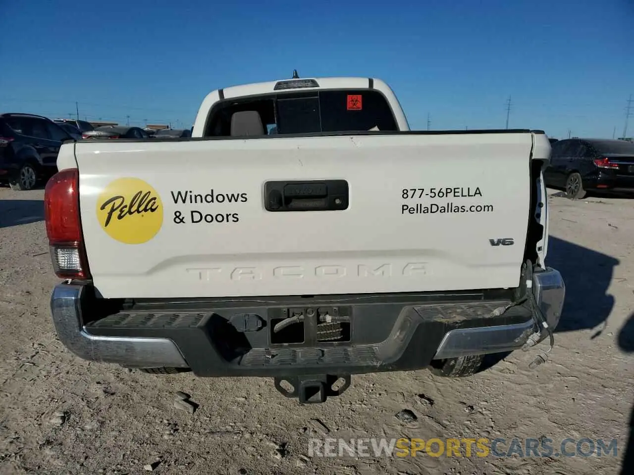 6 fotografías del automóvil dañado 3TMBZ5DN2NM037282 TOYOTA TACOMA 2022