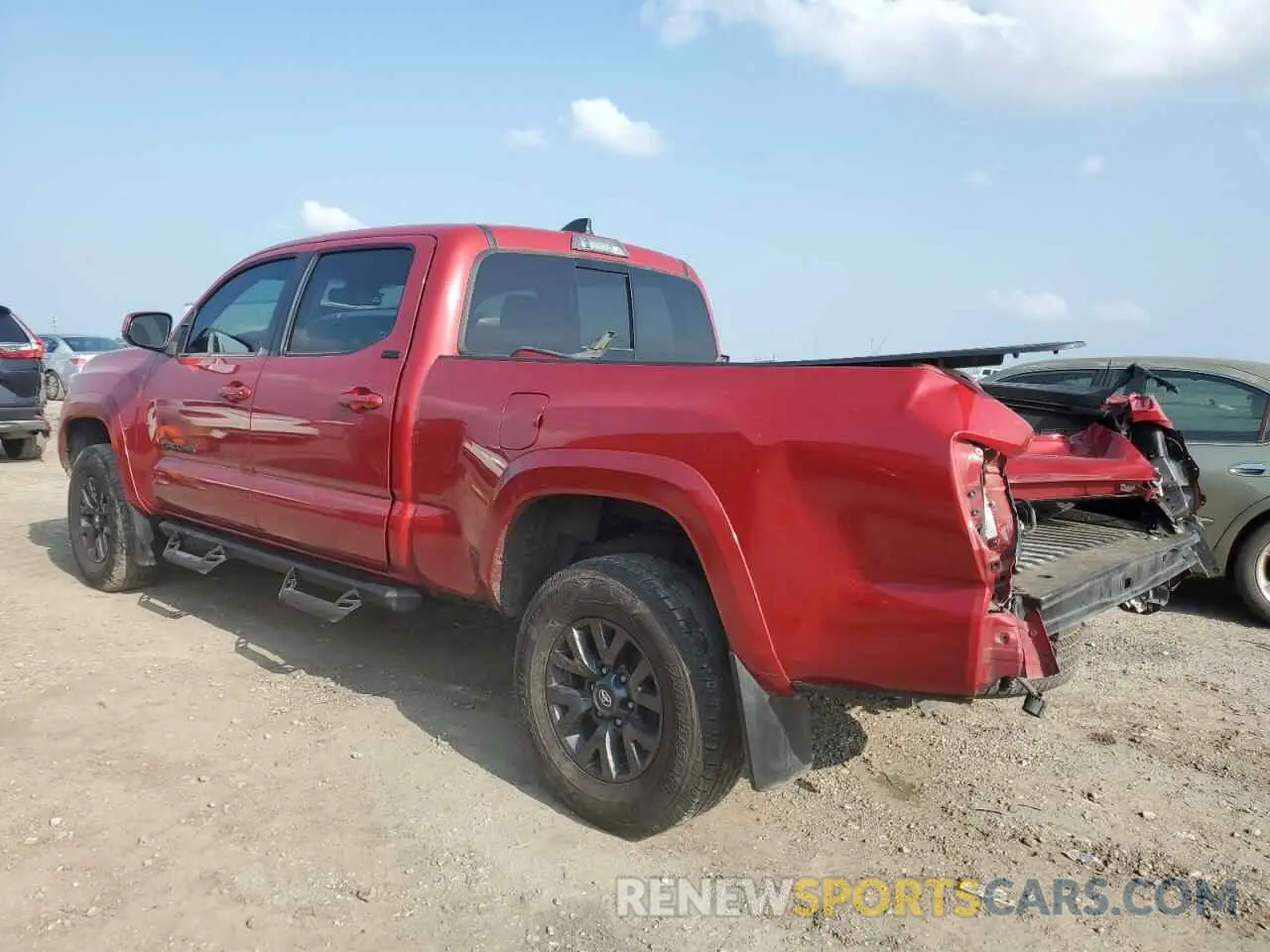 2 fotografías del automóvil dañado 3TMBZ5DN6NM033025 TOYOTA TACOMA 2022