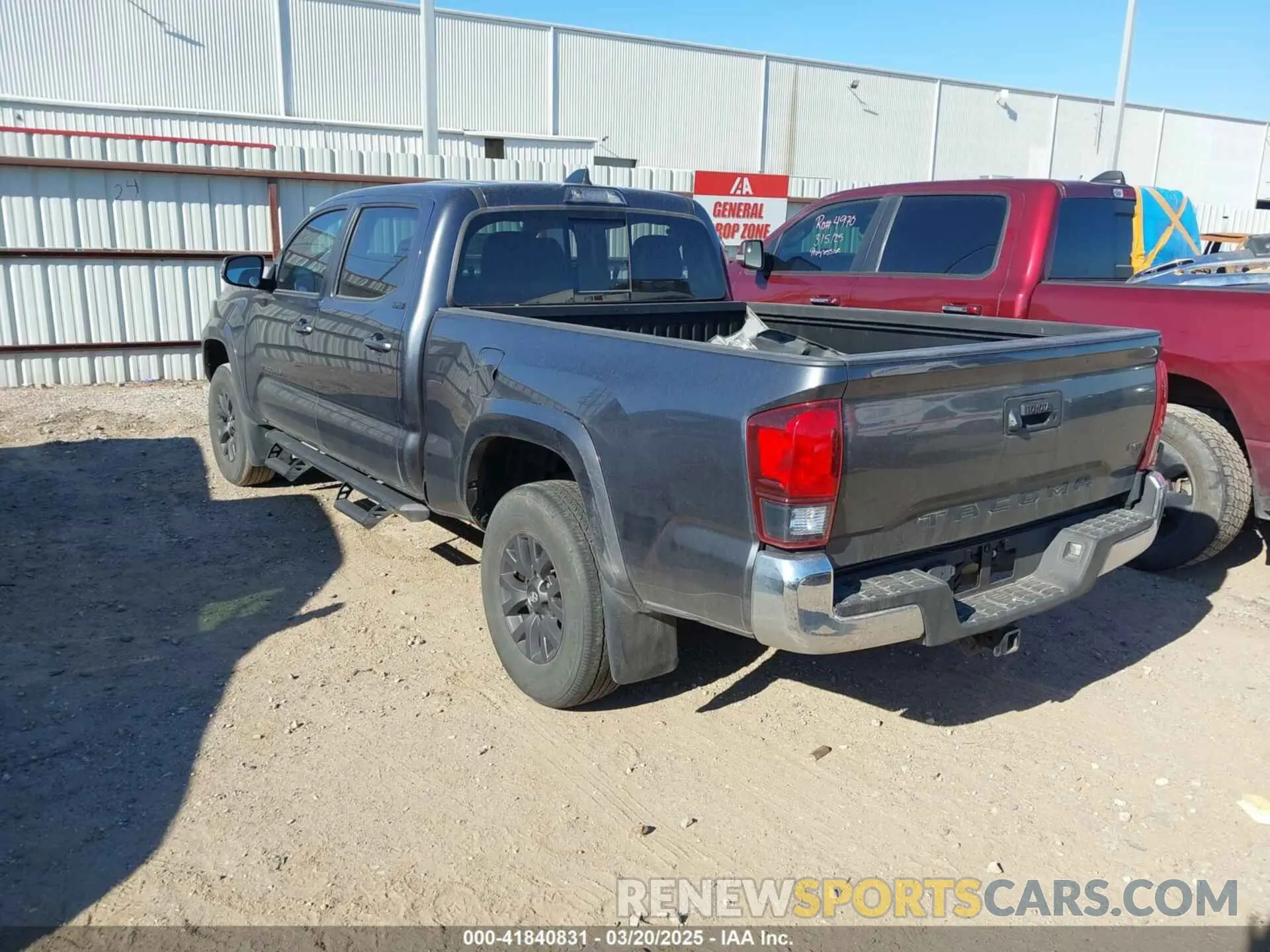3 fotografías del automóvil dañado 3TMBZ5DN9NM036954 TOYOTA TACOMA 2022
