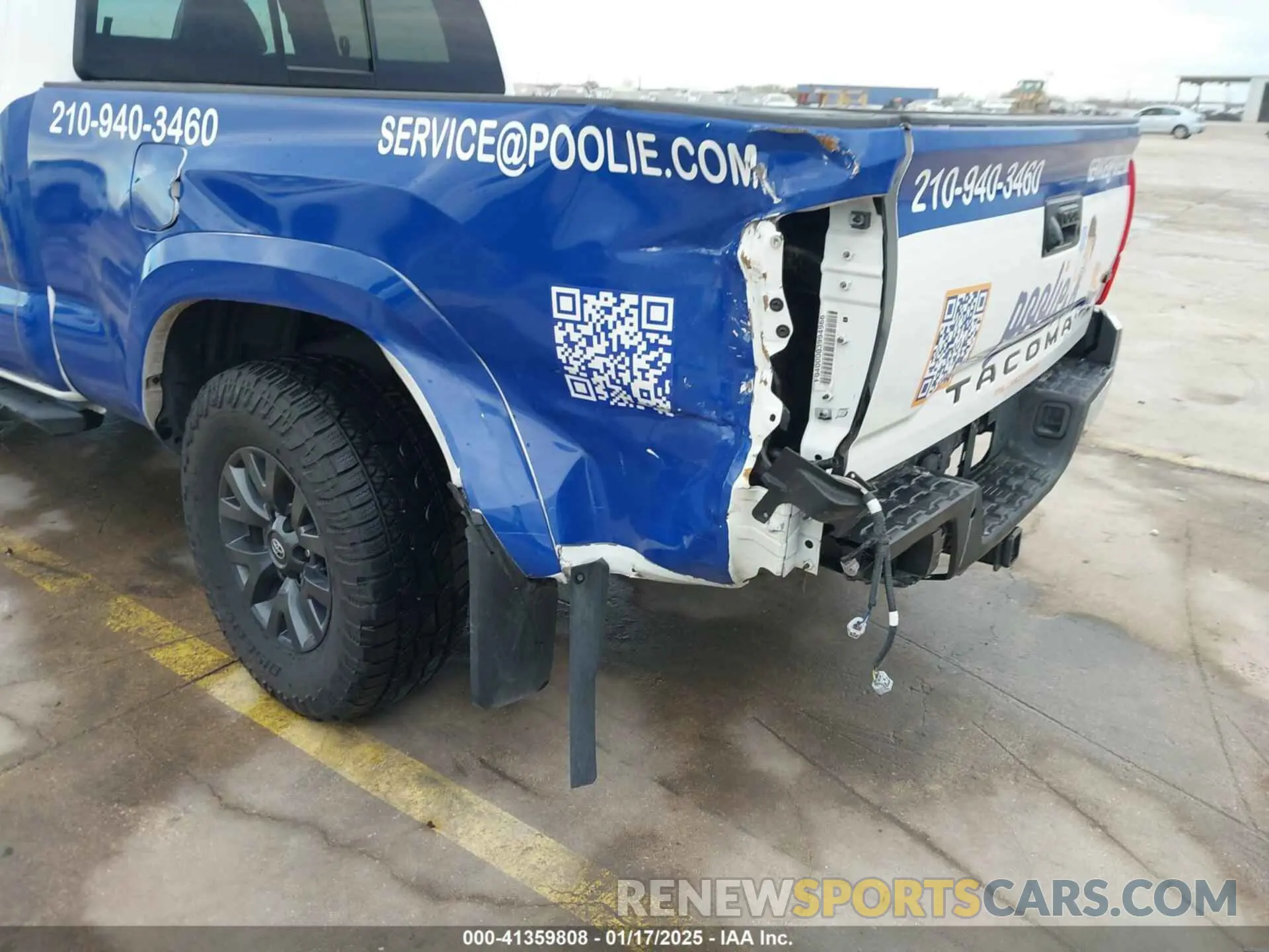 19 fotografías del automóvil dañado 3TMBZ5DN9NM037070 TOYOTA TACOMA 2022