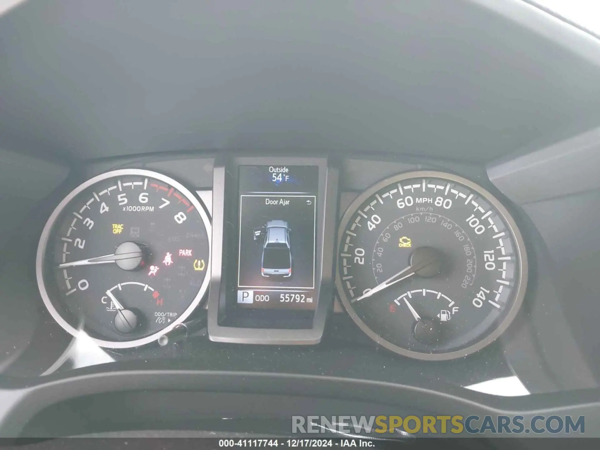 7 fotografías del automóvil dañado 3TMCZ5AN0NM455865 TOYOTA TACOMA 2022