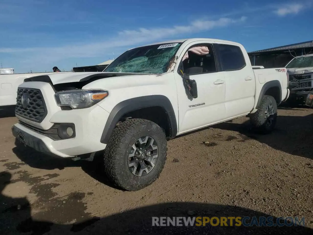 1 fotografías del automóvil dañado 3TMCZ5AN0NM475789 TOYOTA TACOMA 2022