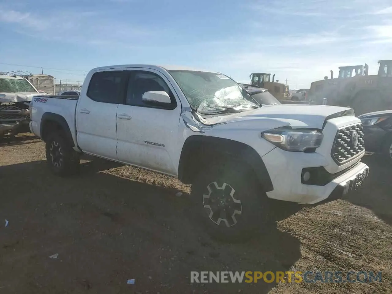 4 fotografías del automóvil dañado 3TMCZ5AN0NM475789 TOYOTA TACOMA 2022