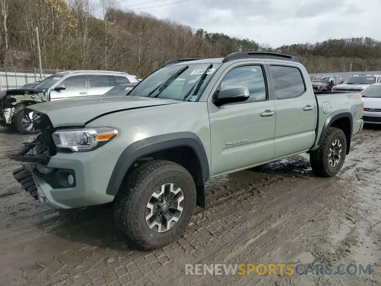 1 fotografías del automóvil dañado 3TMCZ5AN0NM483844 TOYOTA TACOMA 2022