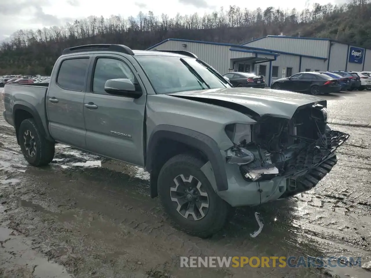 4 fotografías del automóvil dañado 3TMCZ5AN0NM483844 TOYOTA TACOMA 2022