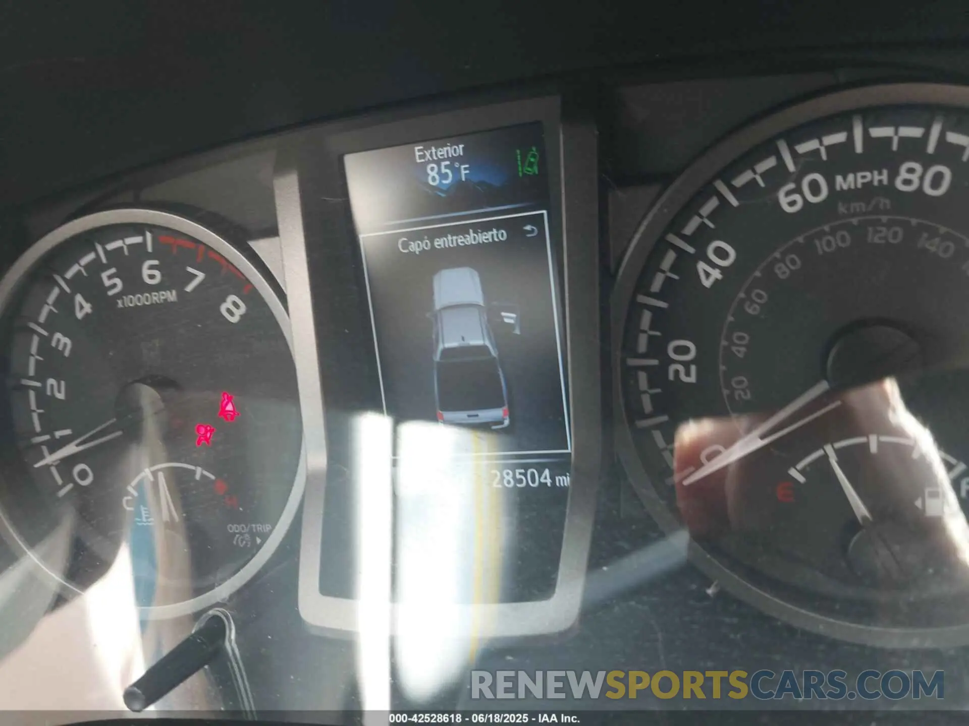 7 fotografías del automóvil dañado 3TMCZ5AN0NM490583 TOYOTA TACOMA 2022