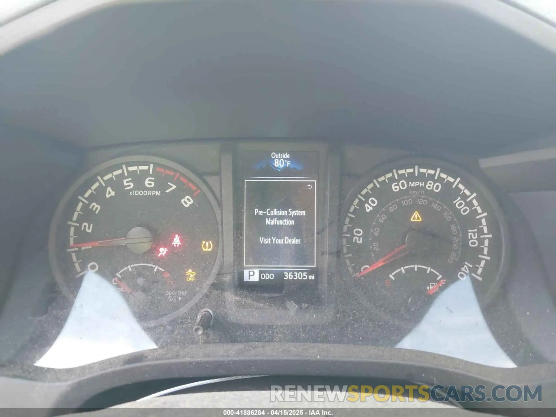7 fotografías del automóvil dañado 3TMCZ5AN0NM491295 TOYOTA TACOMA 2022