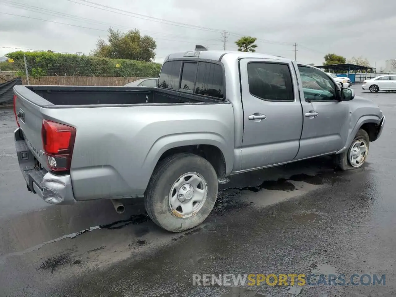 3 fotografías del automóvil dañado 3TMCZ5AN0NM516373 TOYOTA TACOMA 2022