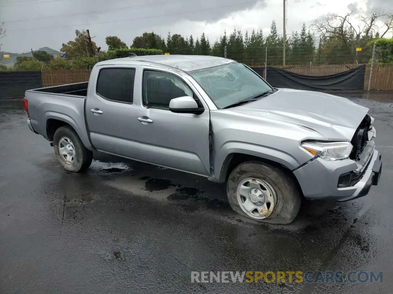 4 fotografías del automóvil dañado 3TMCZ5AN0NM516373 TOYOTA TACOMA 2022