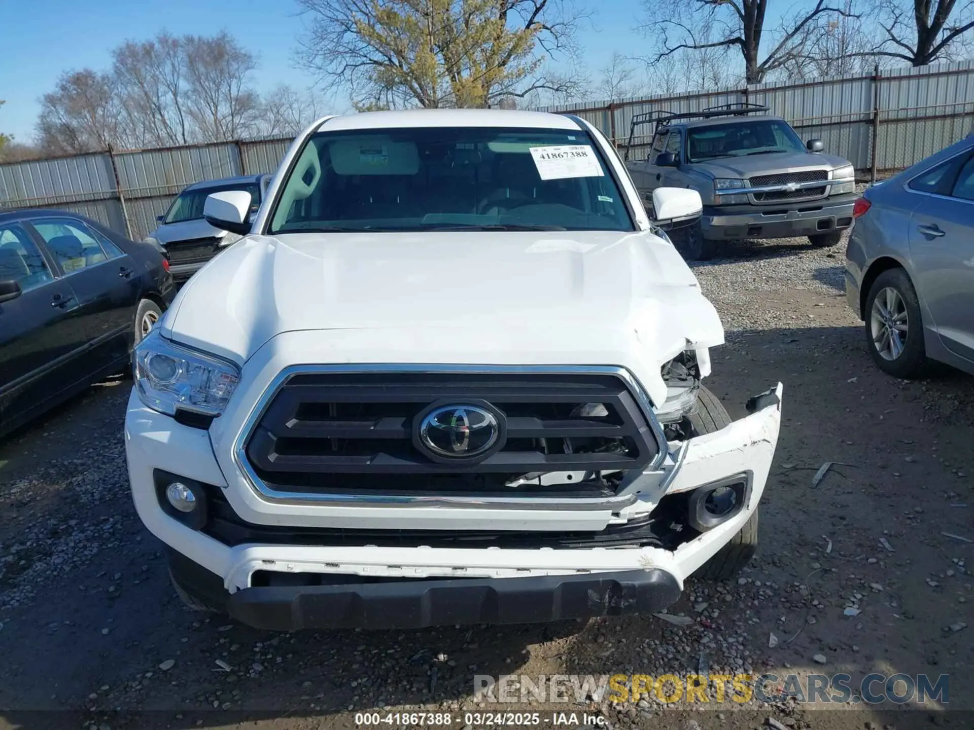 12 fotografías del automóvil dañado 3TMCZ5AN1NM464462 TOYOTA TACOMA 2022