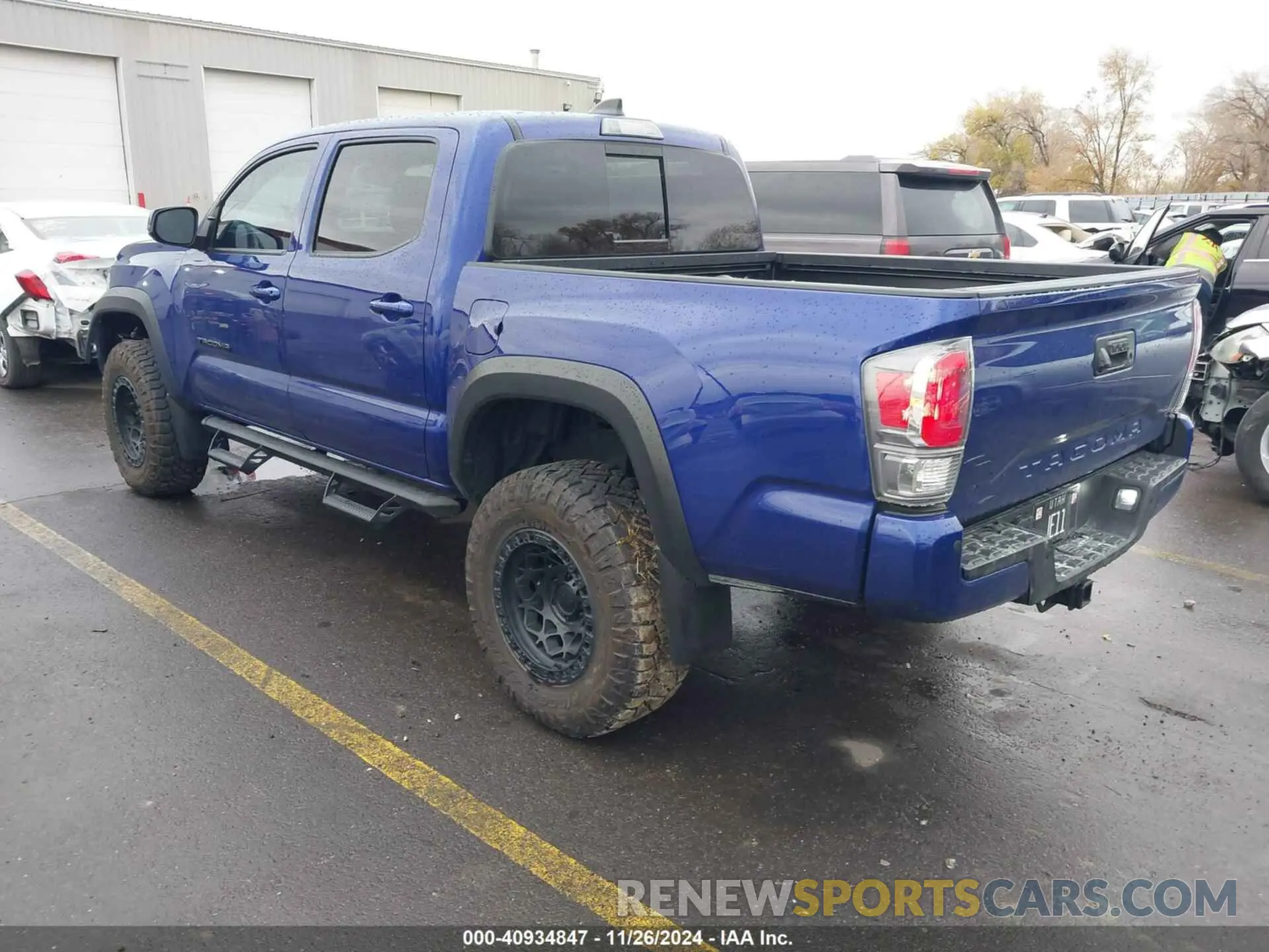 3 fotografías del automóvil dañado 3TMCZ5AN1NM466650 TOYOTA TACOMA 2022