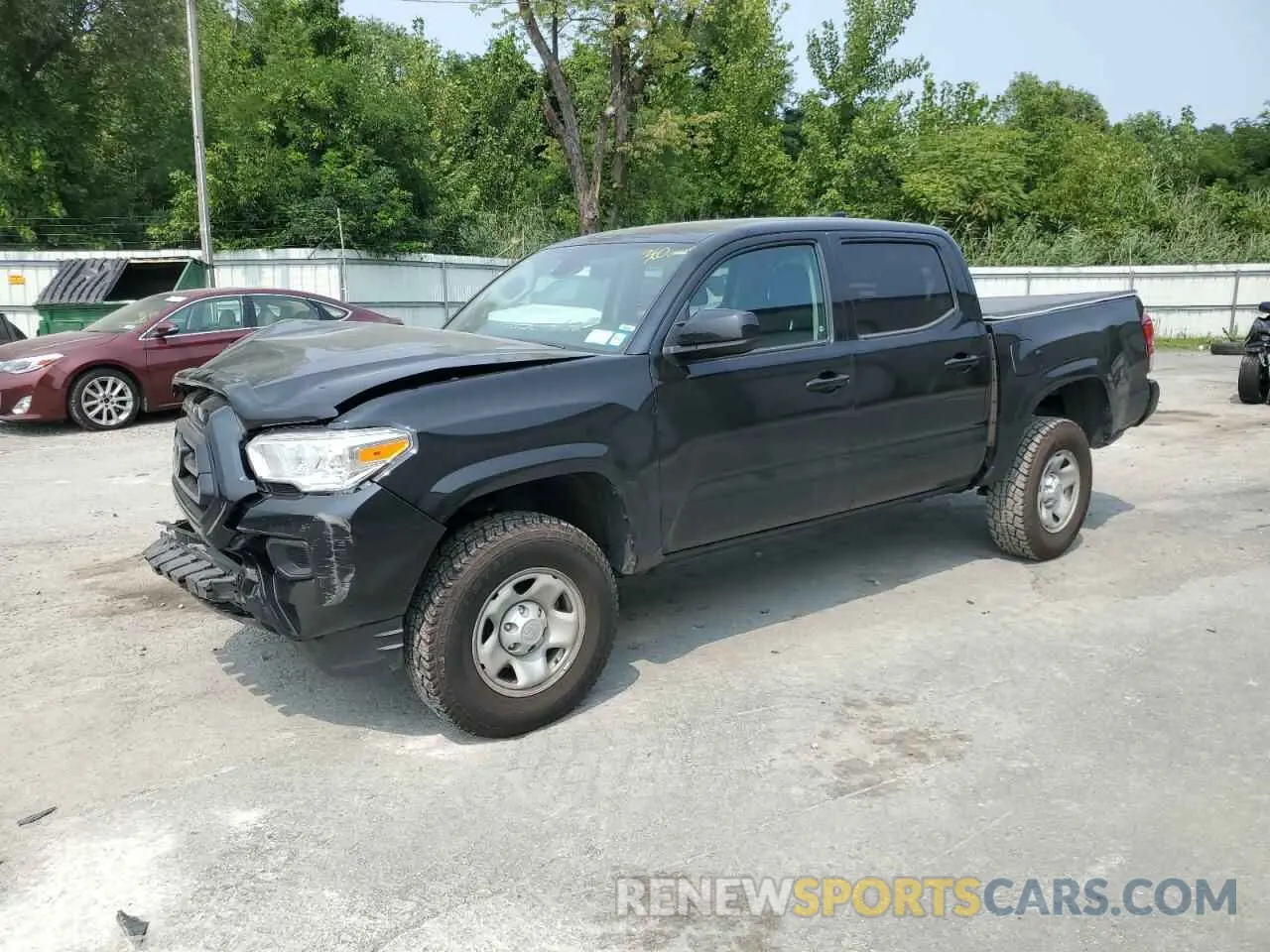 1 fotografías del automóvil dañado 3TMCZ5AN1NM475672 TOYOTA TACOMA 2022