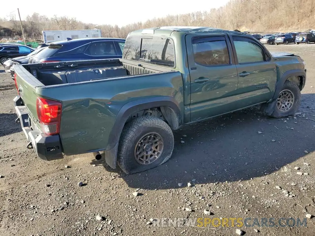 3 fotografías del automóvil dañado 3TMCZ5AN1NM483304 TOYOTA TACOMA 2022