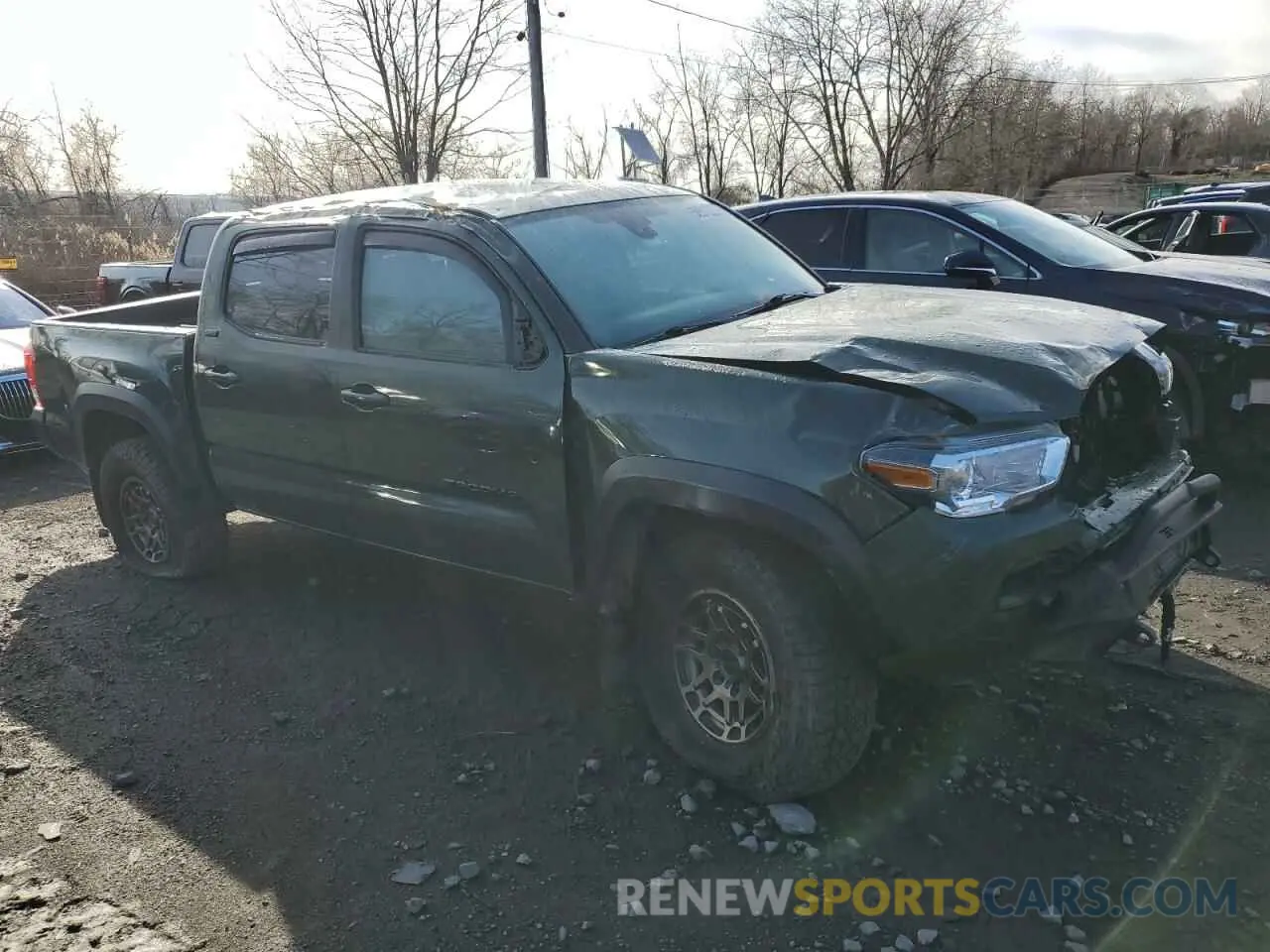 4 fotografías del automóvil dañado 3TMCZ5AN1NM483304 TOYOTA TACOMA 2022
