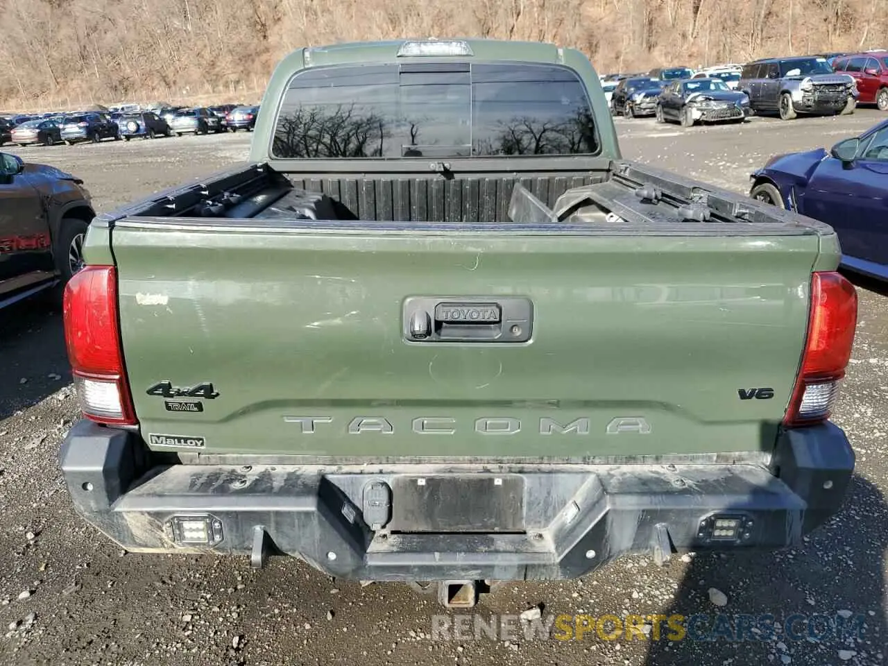 6 fotografías del automóvil dañado 3TMCZ5AN1NM483304 TOYOTA TACOMA 2022
