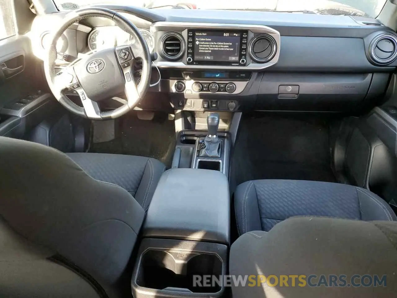 8 fotografías del automóvil dañado 3TMCZ5AN1NM483304 TOYOTA TACOMA 2022