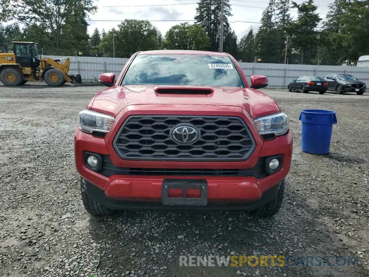 5 fotografías del automóvil dañado 3TMCZ5AN1NM501526 TOYOTA TACOMA 2022