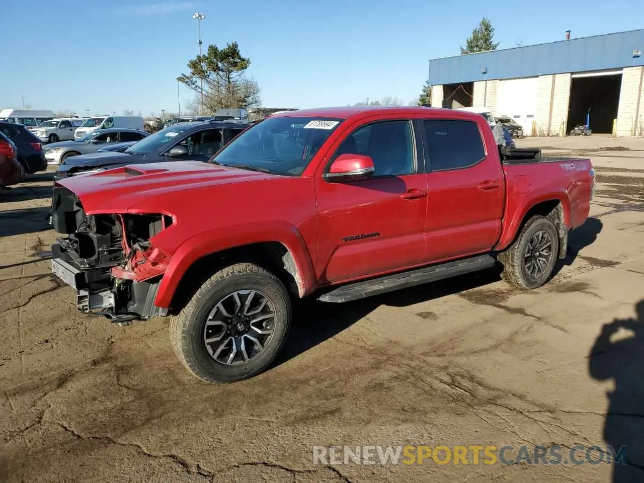 1 fotografías del automóvil dañado 3TMCZ5AN1NM515863 TOYOTA TACOMA 2022