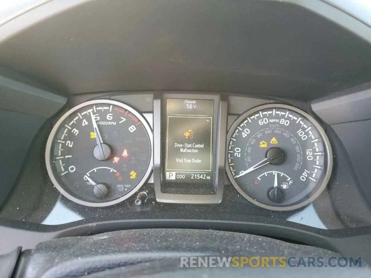 9 fotografías del automóvil dañado 3TMCZ5AN1NM515863 TOYOTA TACOMA 2022