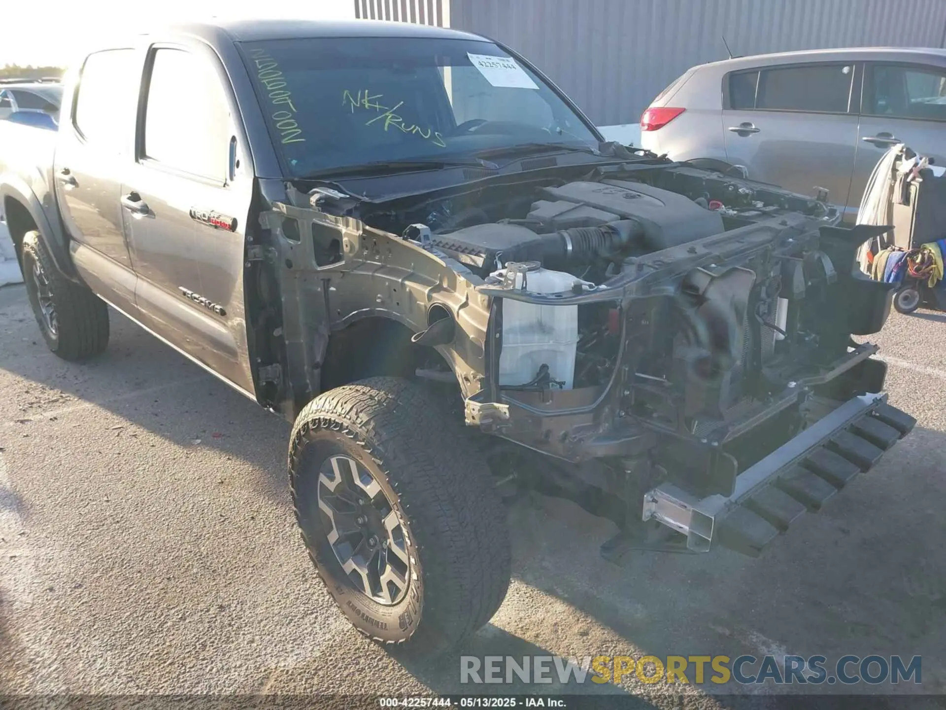 6 fotografías del automóvil dañado 3TMCZ5AN1NM531884 TOYOTA TACOMA 2022