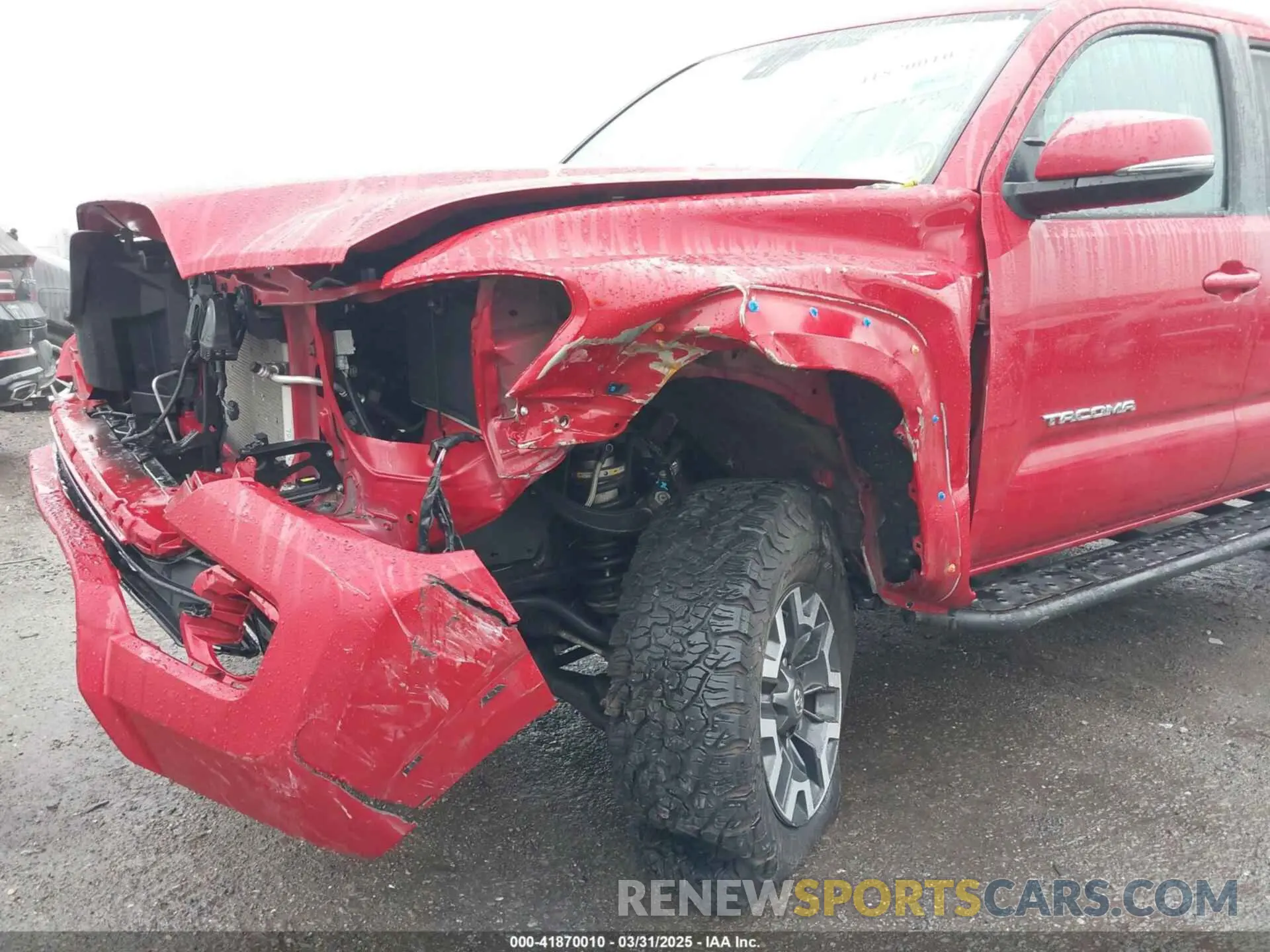 6 fotografías del automóvil dañado 3TMCZ5AN2NM455723 TOYOTA TACOMA 2022