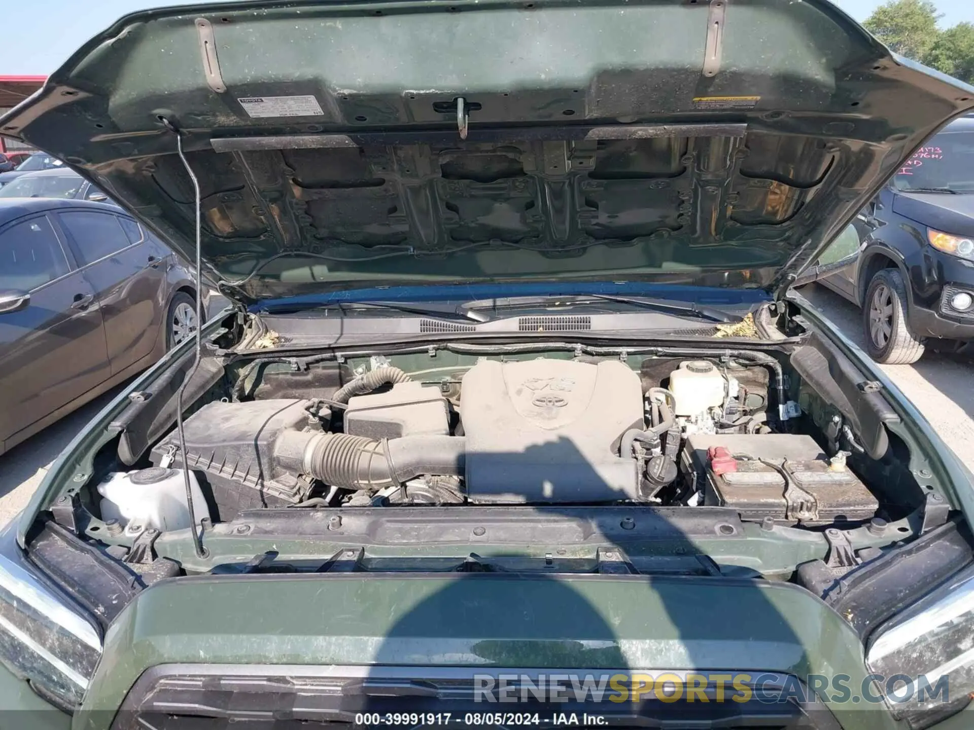 10 fotografías del automóvil dañado 3TMCZ5AN2NM461585 TOYOTA TACOMA 2022