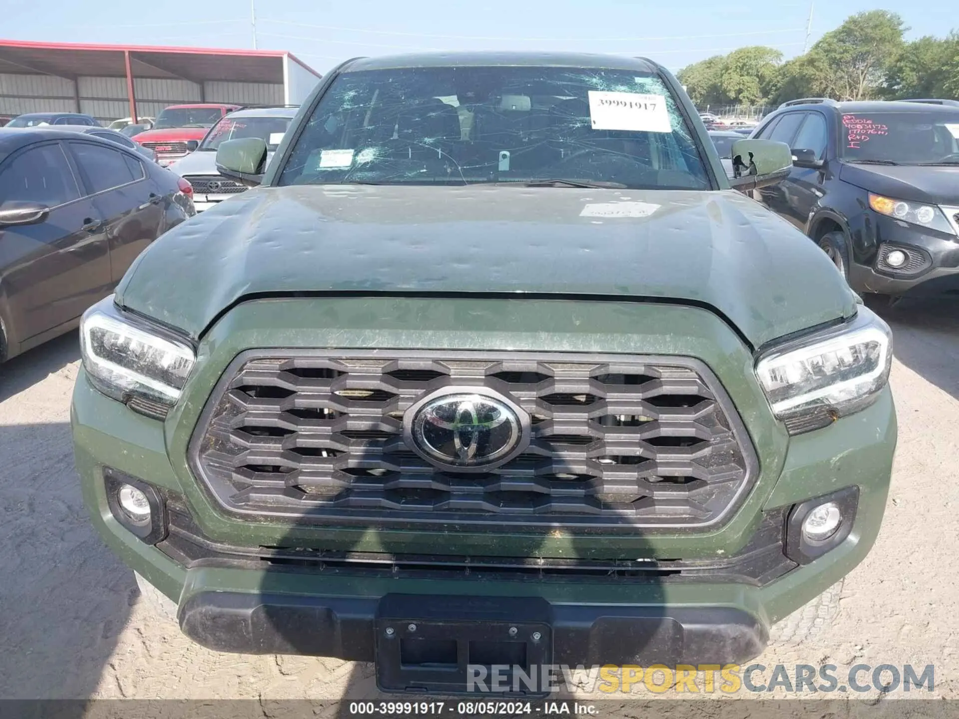 6 fotografías del automóvil dañado 3TMCZ5AN2NM461585 TOYOTA TACOMA 2022
