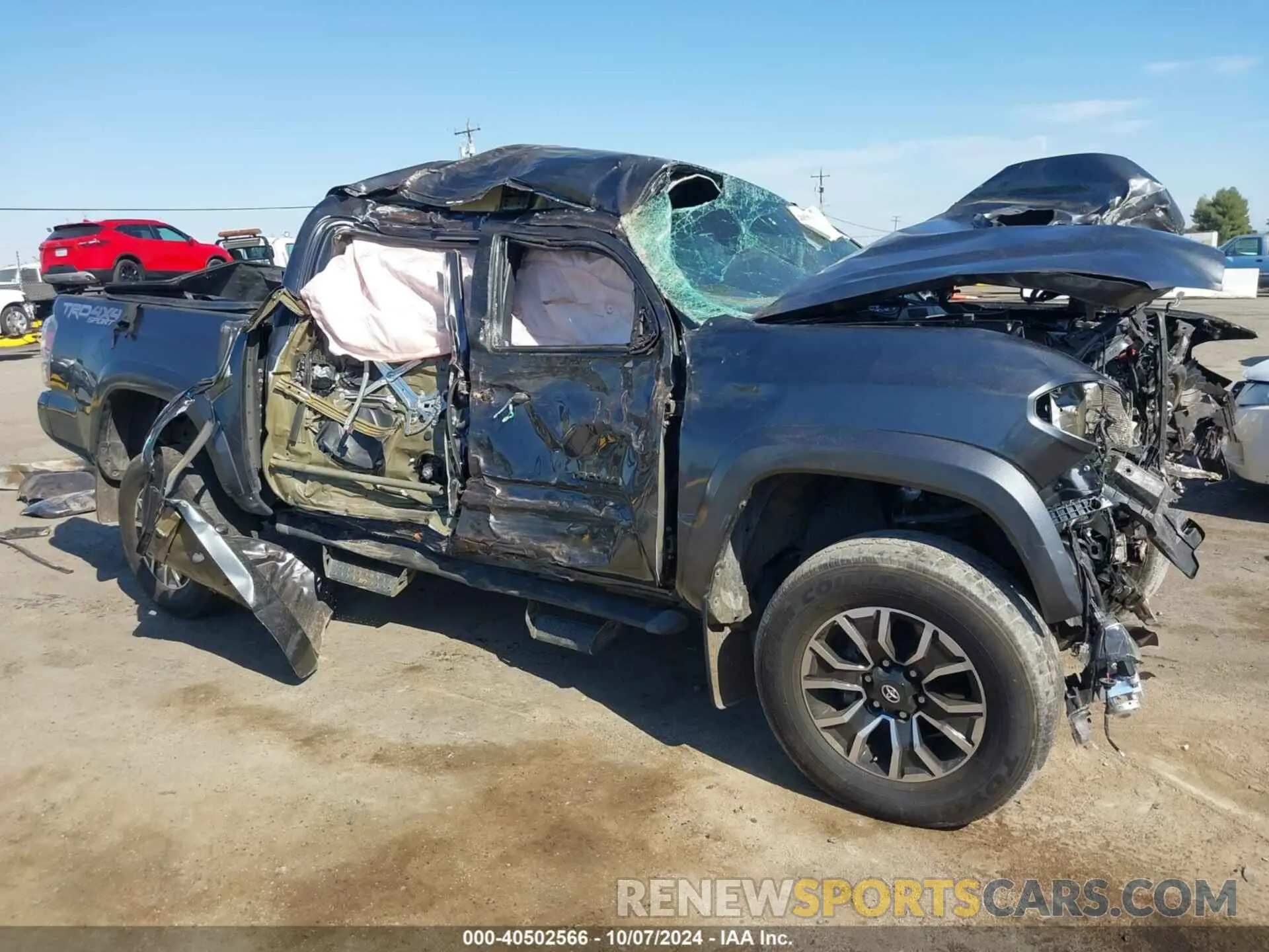 1 fotografías del automóvil dañado 3TMCZ5AN2NM481772 TOYOTA TACOMA 2022